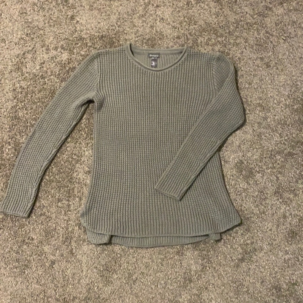 Divided. Knit sweater